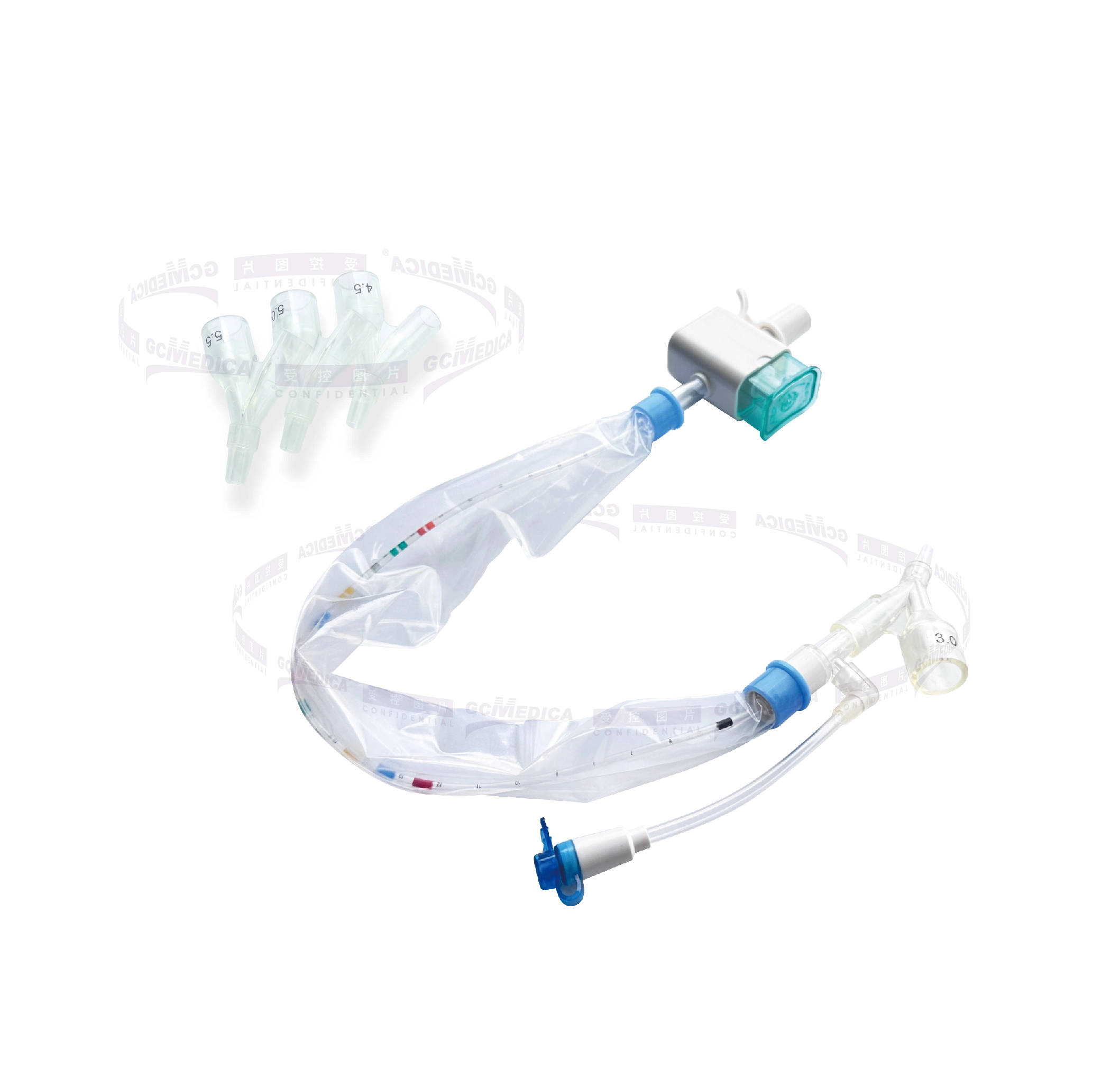 24H Pedi Y Connector Closed Suction Catheter