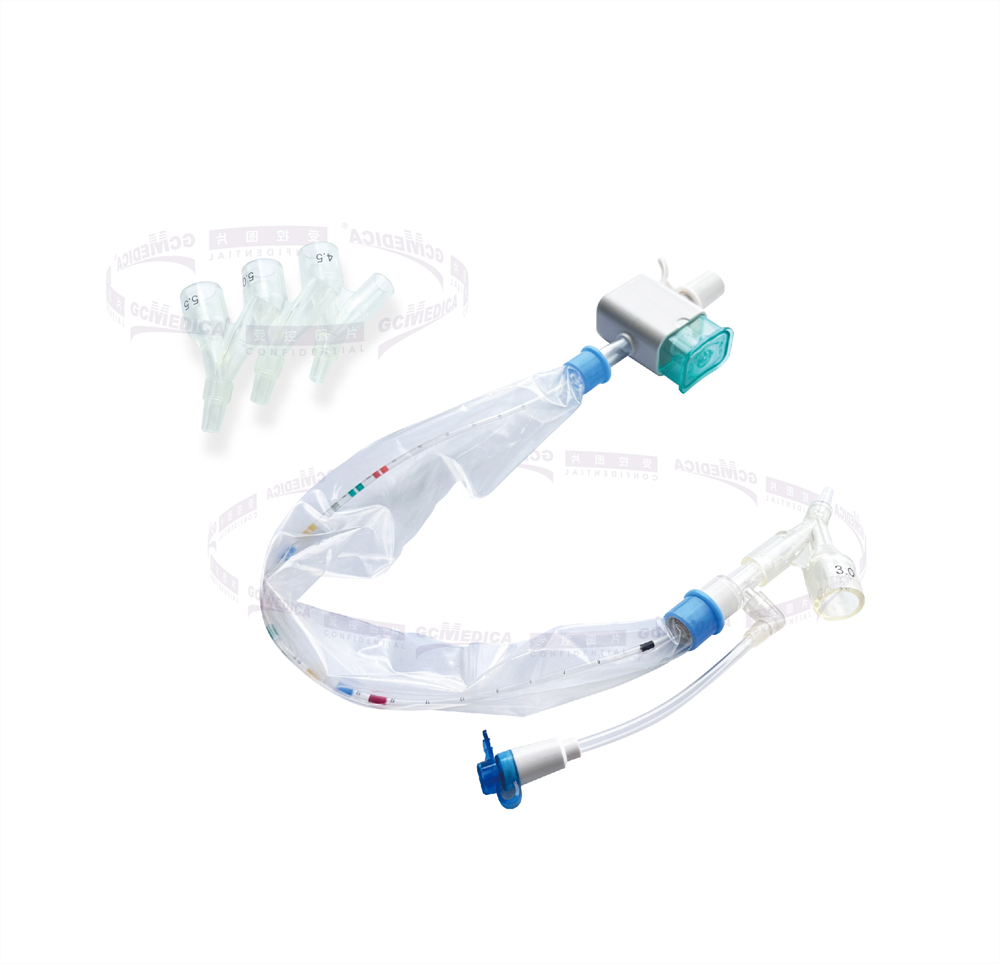 24h pedi y connector closed suction catheter